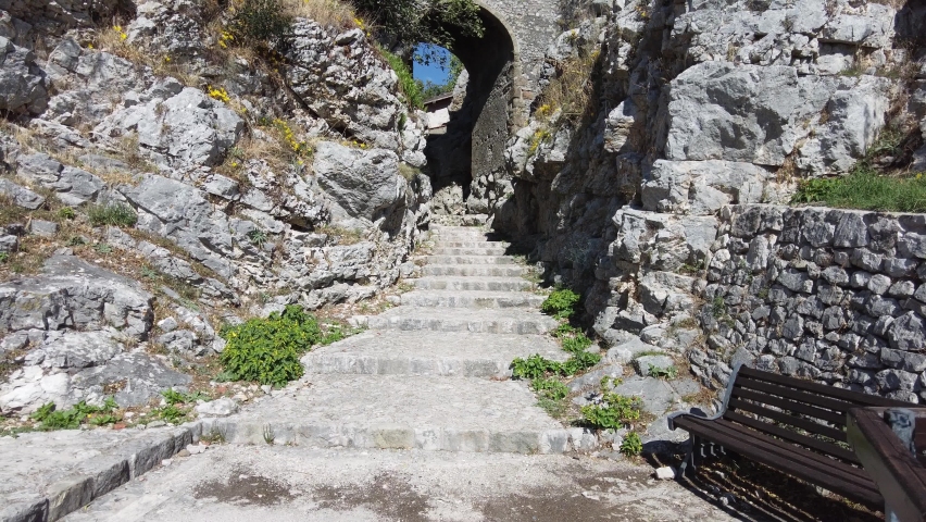 Scenic sight in Castel San Pietro Romano, near Rome, Lazio, Italy.