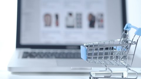 shopping cart stock video download 