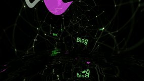 Blog text motion background reflecting in water - Powered by Shutterstock - Get 15% off with code: PIKWIZARD15