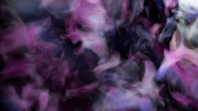 Seamless Loopable Animation Space Travel Throug Nebula Clouds. 4k animation video