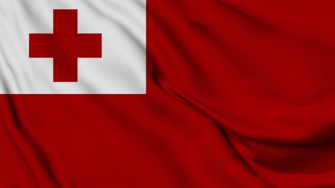 Flag of Tonga. High quality 4K resolution	