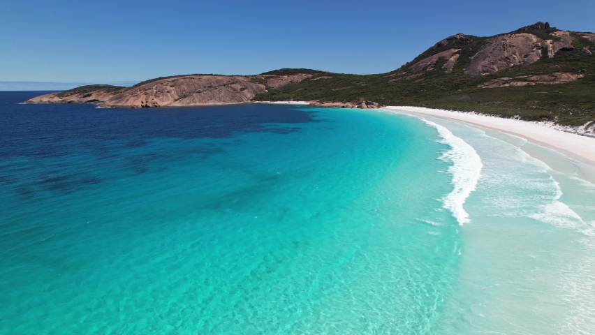 Coastal aerial  footage Western Australia
