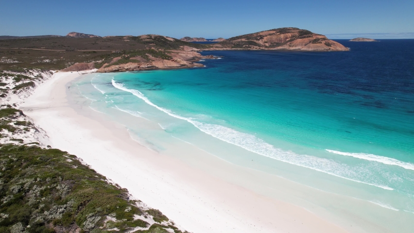 Coastal aerial  footage Western Australia