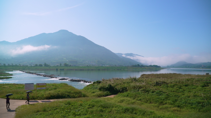 The Seomjin River is a river in South Korea. It drains southeastern Jeollabuk-do as well as eastern Jeollanam-do and western Gyeongsangnam-do provinces