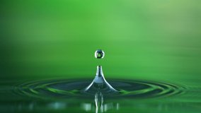 Super slow motion of water drops falling,1000 fps. - Powered by Shutterstock - Get 15% off with code: PIKWIZARD15