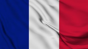 Flag of France. High quality 4K resolution	
