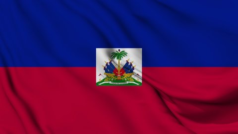 Flag of Haiti. High quality 4K resolution	