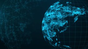 Global network connection concept. Big data visualization. Hi-tech future technology background. Social network communication in the global computer networks. International meaning internet business - Powered by Shutterstock - Get 15% off with code: PIKWIZARD15