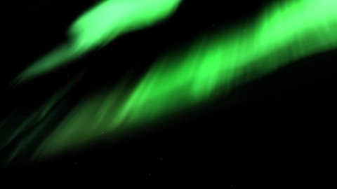 Northern lights. Cosmos background. Isolated twinkling stars. Aurora. Overlay. Night sky. 59,94 fps
