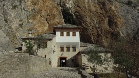 Dervish house in the Blagaj. Tekke from 15 century