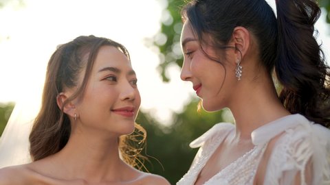 Asian lesbian kiss Stock Video Footage - 4K and HD Video Clips