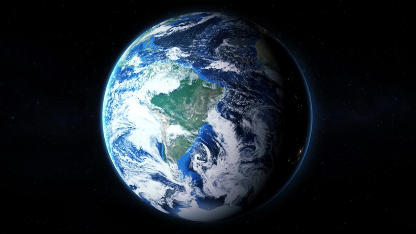 Earth Zoom from Belo Horizonte City - Brazil