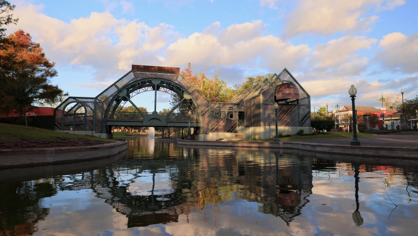 Afternoon view of the Louis Armstrong Park at New Orleans, Louisiana