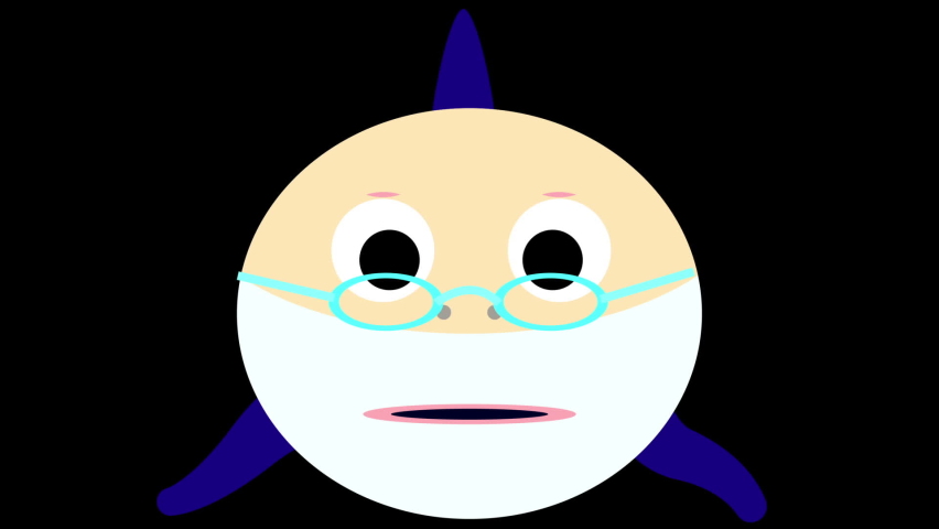 Baby Shark Animation Grand Ma Singing Royalty-Free Stock Footage #1084917358