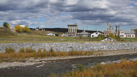 The Turner Valley gas plant, western Canada’s first natural gas processing and refining facility. The Turner Valley gas plant is a Provincial Historic Resource and a National Historic Site of Canada.