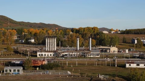 The Turner Valley gas plant, western Canada’s first natural gas processing and refining facility. The Turner Valley gas plant is a Provincial Historic Resource and a National Historic Site of Canada.