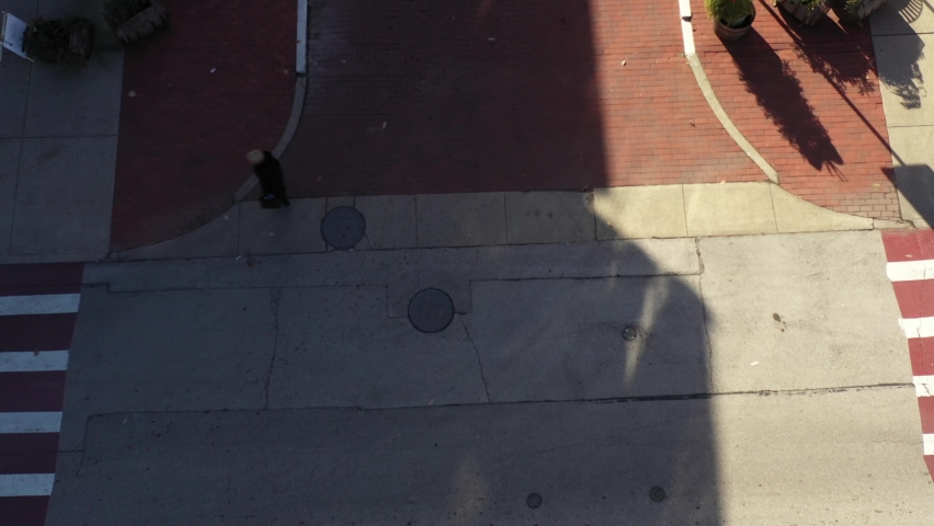 4K Aerial Cityscape of Frankfort Kentucky