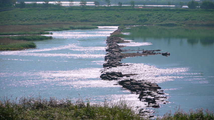 The Seomjin River is a river in South Korea. It drains southeastern Jeollabuk-do as well as eastern Jeollanam-do and western Gyeongsangnam-do provinces
