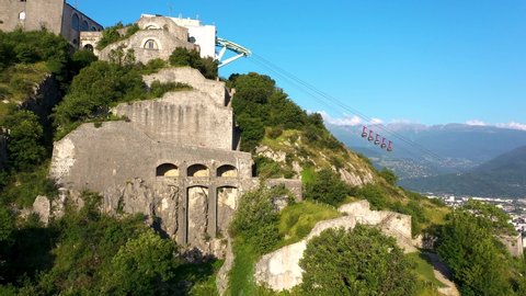 Cable car to Fort de la Bastille Grenoble