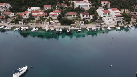 View from Zrnovska Banja in Korcula Island, Croatia