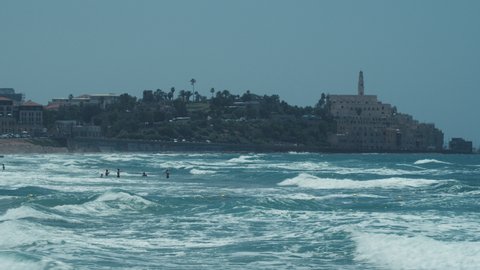 Jaffa old town- view from tel aviv waterfront