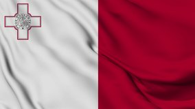 Flag of Malta. High quality 4K resolution