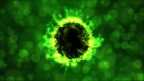 Abstract Rotating Sphere Animation - Loop Green - Powered by Shutterstock - Get 15% off with code: PIKWIZARD15