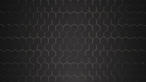 Dark small black hex grid background, abstract business, corporate and futuristic style background