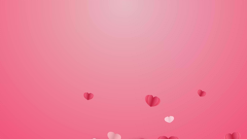 Hearts motion for Valentine's day Greeting love video. 4K Romantic looped animation on for Valentine's day, St. Valentines Day, Mother's day, Wedding anniversary invitation e-card | Shutterstock HD Video #1085156930