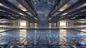 A 4K UHD 60FPS 3D illustration of moving tunnel - Powered by Shutterstock - Get 15% off with code: PIKWIZARD15