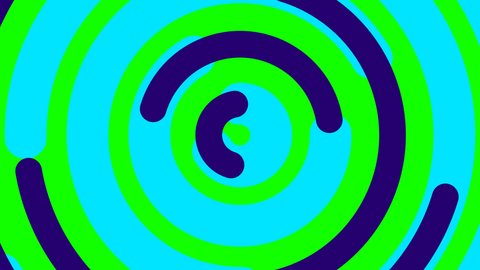 Circle Smooth Transition dark blue Green Screen And Alpha Channel or transparent background suitable For Any channel Video
