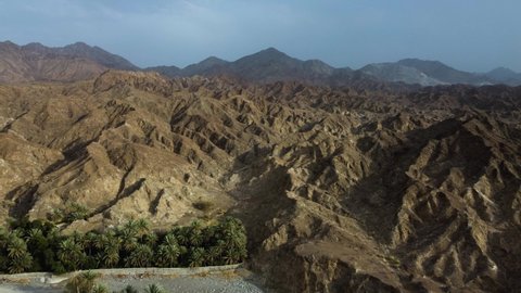 The rocky landscapes of the UAE