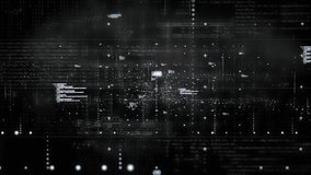 4k abstract dark digital grid data communication technology background footage. Data grid ,math formulas and various business icons overlay - Powered by Shutterstock - Get 15% off with code: PIKWIZARD15