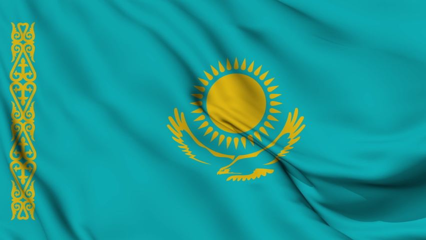 Обой флаг казахстана
