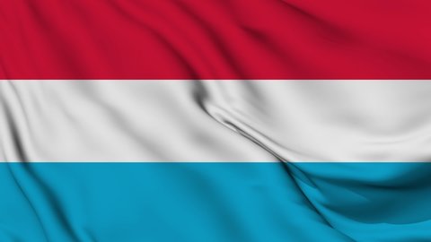 Flag of Luxembourg. High quality 4K resolution
