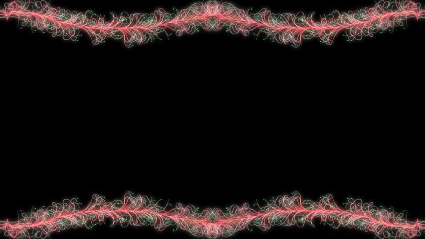 Red swirls animated frame