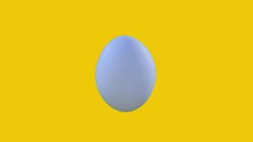 Сoloring easter eggs. Paint in motion. 4K video