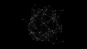 Futuristic black sphere of particles and lines. Network connection big data. Abstract technology background. 3d rendering. - Powered by Shutterstock - Get 15% off with code: PIKWIZARD15