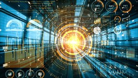 Futuristic global network and tacit digital data transfer 3D graphic . Concept of smart digital transformation and technology disruption that changes global trends in new information era . - Powered by Shutterstock - Get 15% off with code: PIKWIZARD15