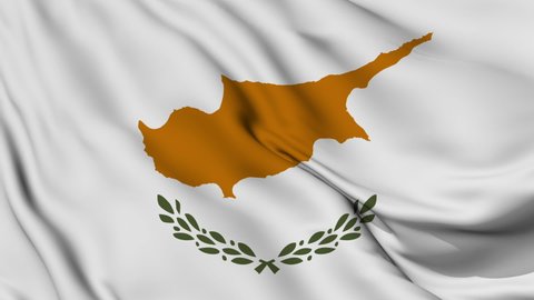 Flag of Cyprus. High quality 4K resolution