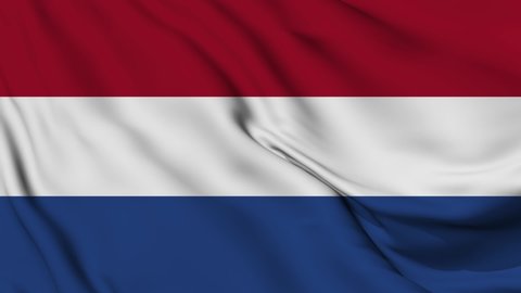 Flag of Netherlands. High quality 4K resolution
