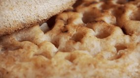 GOLDEN CRUMPET EXTREME CLOSE UP STOCK FOOTAGE Rotating slowly with a gentle 'ease out' stop at the end which enables the last frame to be extended if required