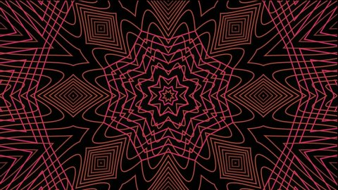 Kaleidoscopes fractals motif animated mandalas