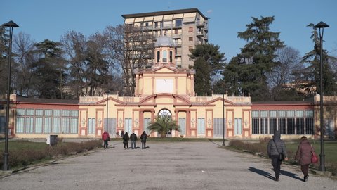 Palazzina Ducale, inside the Estense public gardens, Modena, Italy