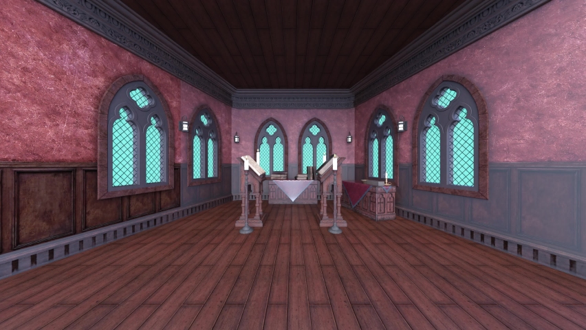 3D rendering of the altar