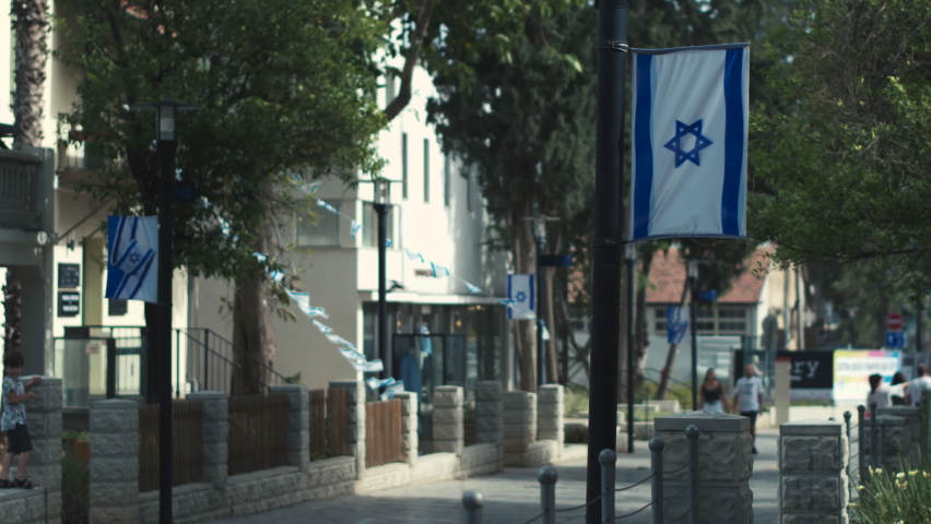 01.05.2020,Tel Aviv,Israel. Sarona - the old templar quarter in the center of Tel Aviv