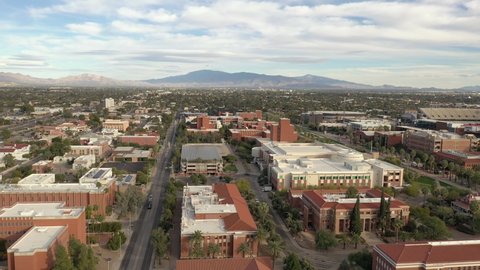 University of Arizona, Tucson USA, drone forward dolly