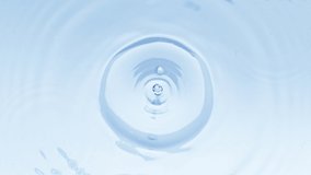 Top Shot of Water drop in Super Slow Motion. - Powered by Shutterstock - Get 15% off with code: PIKWIZARD15