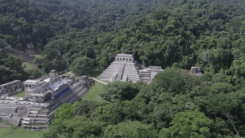 Maya ruins Palenque Mexico 4K ProRess 422 LOG DJI MAVIC AIR 2S