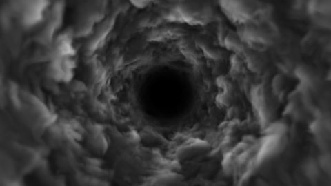 Swirl Rotate Tunnel Illustration Clouds Background Stock Footage Video ...